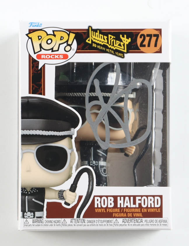 Rob Halford Signed "Judas Priest" #277 Funko Pop! Vinyl Figure (PSA) at PristineAuction.com Rob Halford Signed "Judas Priest" #277 Funko Pop! Vinyl Figure (PSA) at PristineAuction.com
