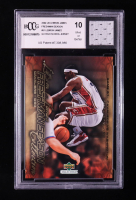 Lebron James 2004 Upper Deck Freshman Season Game-Used High School Jersey #51 RC (BCCG 10) at PristineAuction.com
