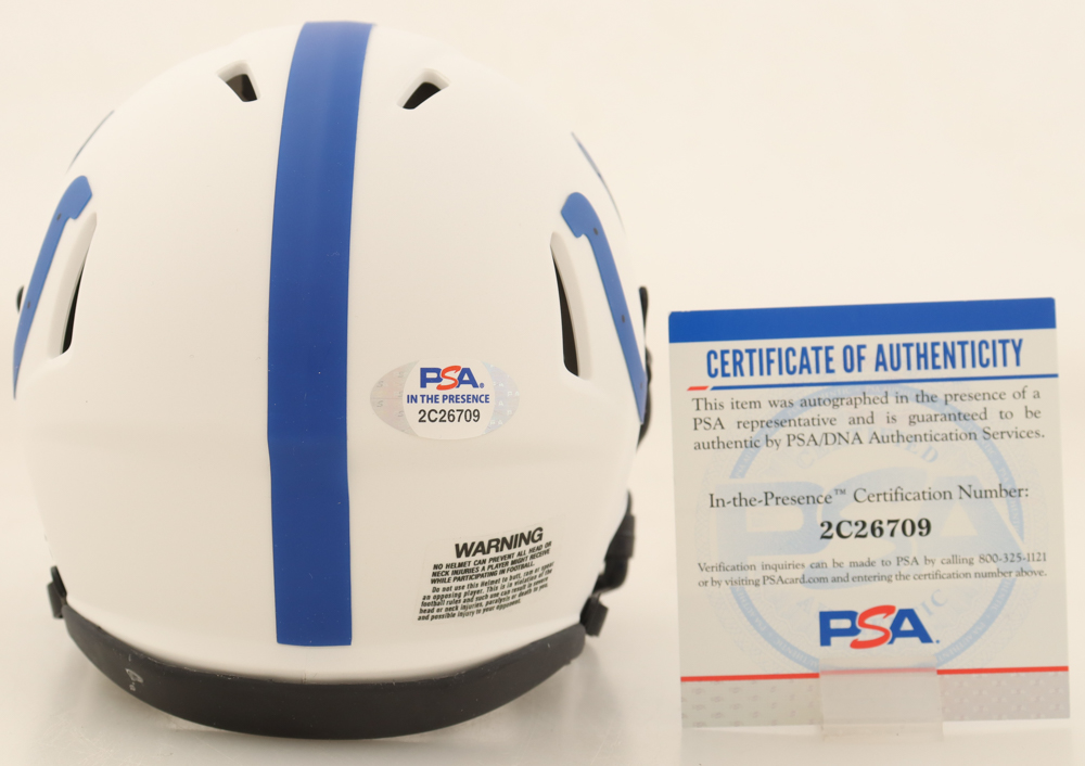 Reggie Wayne Signed Colts Lunar Eclipse Alternate Speed Mini Helmet (PSA) at PristineAuction.com Reggie Wayne Signed Colts Lunar Eclipse Alternate Speed Mini Helmet (PSA) at PristineAuction.com