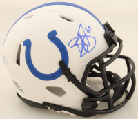 Reggie Wayne Signed Colts Lunar Eclipse Alternate Speed Mini Helmet (PSA) at PristineAuction.com