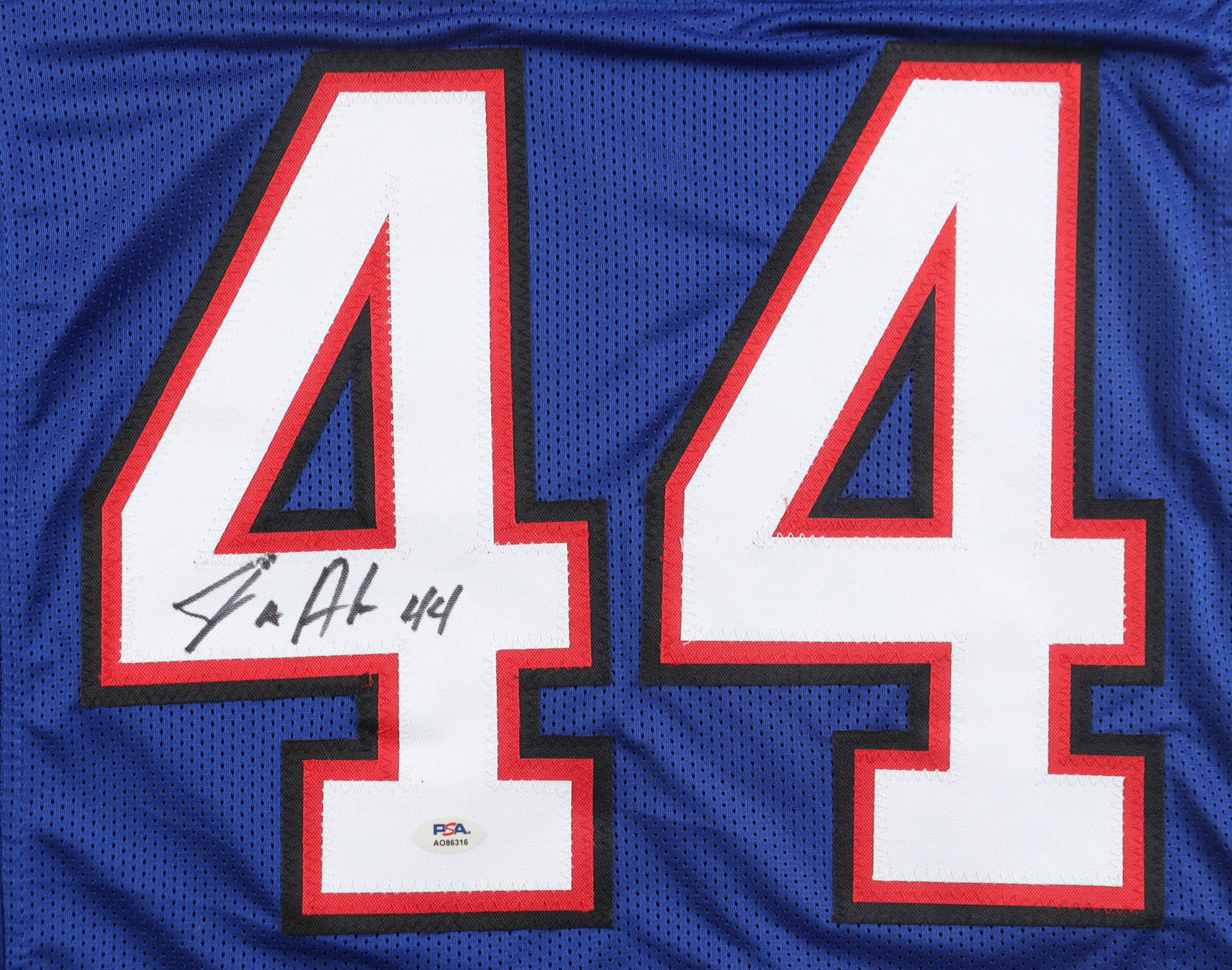 Joe Andreessen Signed Jersey (PSA) at PristineAuction.com Joe Andreessen Signed Jersey (PSA) at PristineAuction.com