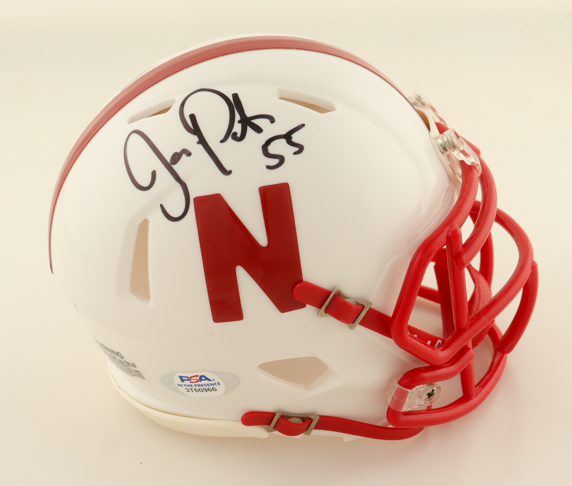 Jason Peter Signed Nebraska Cornhuskers Speed Mini Helmet (PSA) at PristineAuction.com Jason Peter Signed Nebraska Cornhuskers Speed Mini Helmet (PSA) at PristineAuction.com