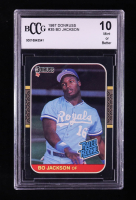 Bo Jackson 1987 Donruss RR #35 RC (BCCG 10) at PristineAuction.com