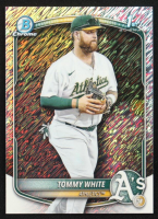 Tommy White 2025 Bowman Chrome Prospects Shimmer Refractors #BCP251 RC at PristineAuction.com
