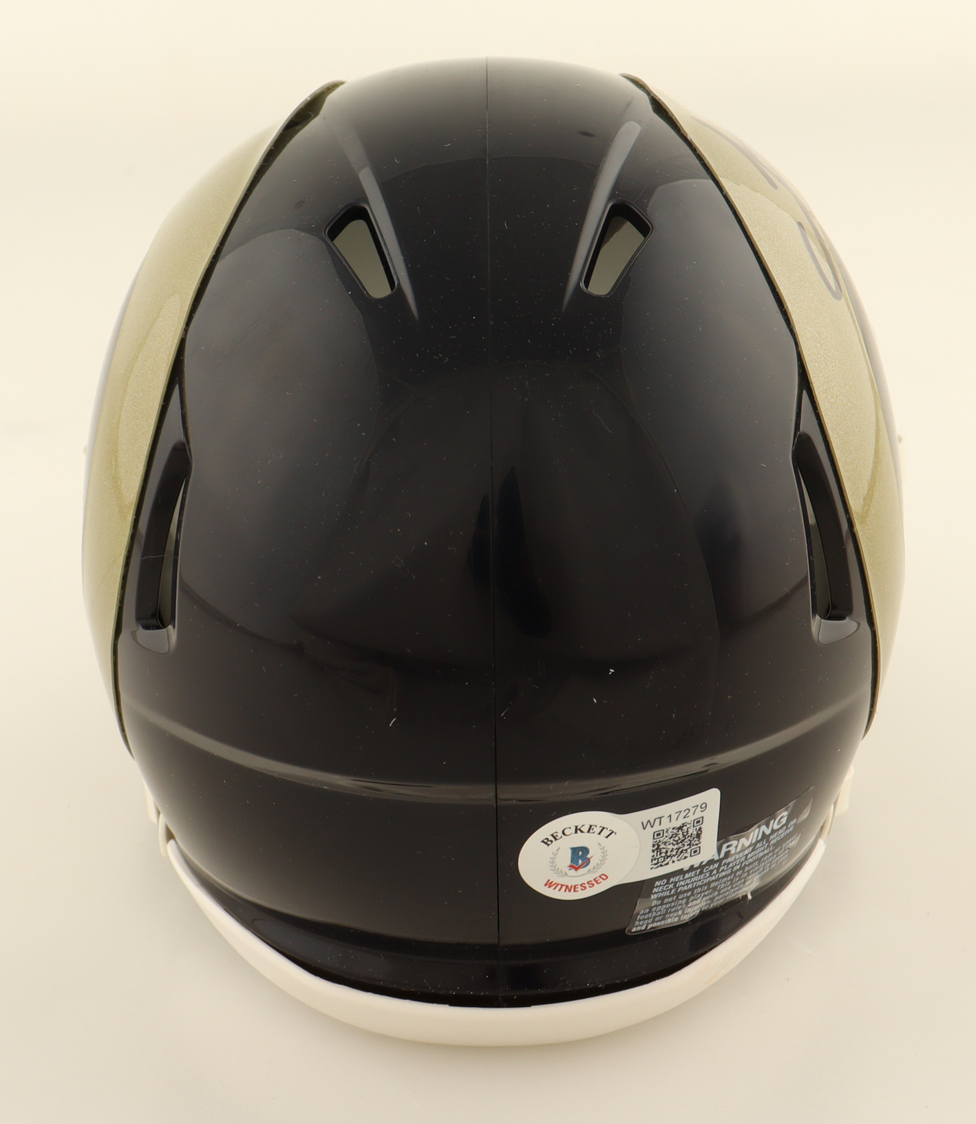 Grant Wistrom Signed Rams Throwback Speed Mini Helmet (Beckett) at PristineAuction.com Grant Wistrom Signed Rams Throwback Speed Mini Helmet (Beckett) at PristineAuction.com