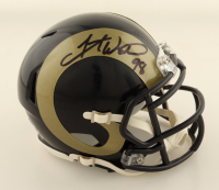 Grant Wistrom Signed Rams Throwback Speed Mini Helmet (Beckett) at PristineAuction.com