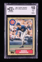 Greg Maddux 1987 Topps Traded #70T RC (BCCG 10) at PristineAuction.com