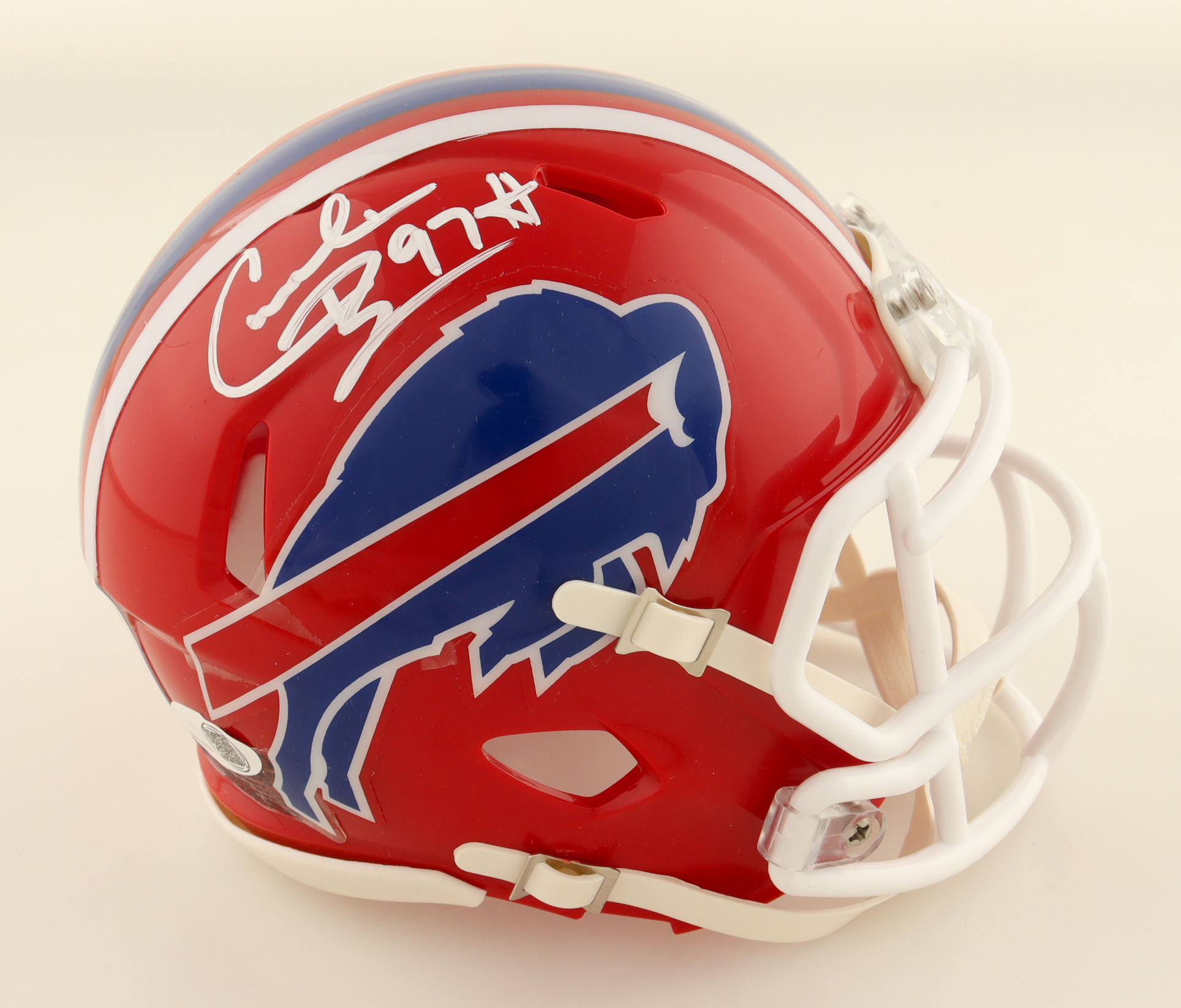 Cornelius Bennett Signed Bills Speed Mini Helmet (JSA) at PristineAuction.com Cornelius Bennett Signed Bills Speed Mini Helmet (JSA) at PristineAuction.com