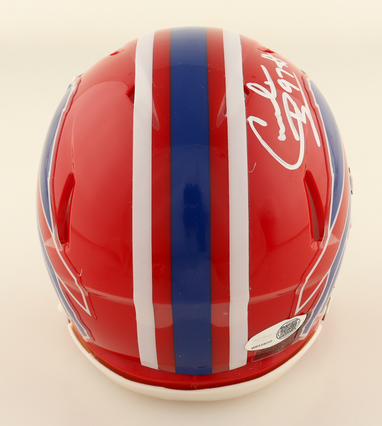 Cornelius Bennett Signed Bills Speed Mini Helmet (JSA) at PristineAuction.com Cornelius Bennett Signed Bills Speed Mini Helmet (JSA) at PristineAuction.com