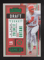 Shohei Ohtani 2020 Panini Contenders Draft Ticket Green #35 #029/299 at PristineAuction.com