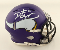 Daunte Culpepper Signed Vikings Speed Mini Helmet (JSA) at PristineAuction.com