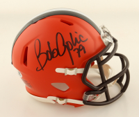Bob Golic Signed Browns Speed Mini Helmet (JSA) at PristineAuction.com