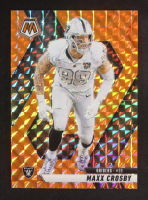 Maxx Crosby 2025 Panini Mosaic Mosaic Orange #249 #037/199 at PristineAuction.com