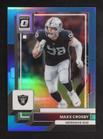 Maxx Crosby 2022 Donruss Optic Aqua #106 #218/299 at PristineAuction.com