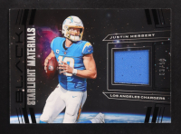 Justin Herbert 2022 Panini Black Starlight Materals #7 #63/99 at PristineAuction.com