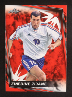 Zinedine Zidane 2024 Leaf Blaster Red #9 at PristineAuction.com