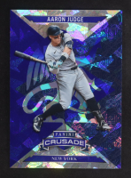 Aaron Judge 2025 Panini Crusade Crusade Blue Cracked Ice #38 at PristineAuction.com