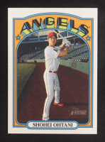 Shohei Ohtani 2021 Topps Heritage #245 at PristineAuction.com