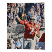Dwayne Haskins Signed Ohio State Buckeyes 16x20 Photo (Beckett) at PristineAuction.com