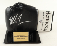 Mike Tyson Signed Hennessy Model Boxing Glove with Acrylic Display Stand (Tyson) at PristineAuction.com