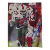 Clinton Portis Signed Miami Hurricanes 8x10 Photo (JSA) at PristineAuction.com