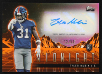 Tyler Nubin 2024 Topps Midnight Rookie Horizon Signatures Summer Solstice #RHSTN #12/50 RC at PristineAuction.com