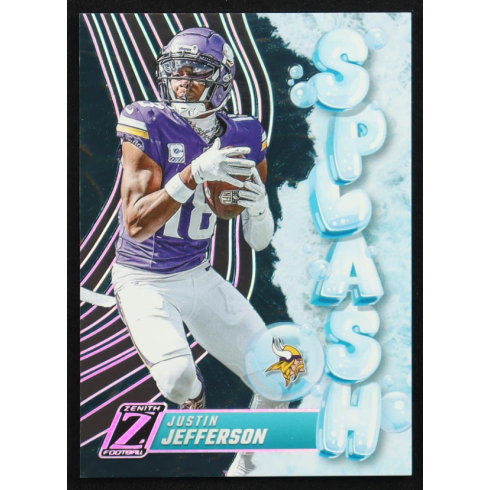 Justin Jefferson 2024 Zenith Splash #20 at PristineAuction.com