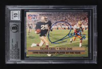 Raghib Ismail Signed 1991 Pro Set Walter Camp POY #36 RC (BGS | Autograph Graded BGS 10) at PristineAuction.com