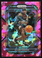 Allen Iverson 2022-23 Panini Prizm Prizms Pink Ice #281 at PristineAuction.com