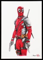 "Deadpool" Marvel LE 8x12 Art Print by Thang Nguyen #/100 (PA) at PristineAuction.com