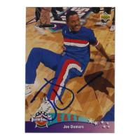Joe Dumars Signed 1992-93 Upper Deck All-Star #428 (JSA) at PristineAuction.com