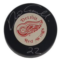 Dino Ciccarelli Signed Red Wings Logo Hockey Puck (PSA) at PristineAuction.com