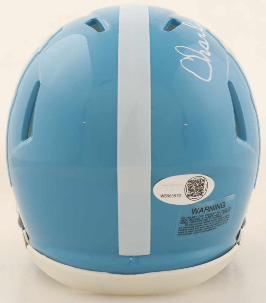 Robert Brazile & Charlie Joiner Signed Oilers Throwback Speed Mini Helmet (JSA) at PristineAuction.com Robert Brazile & Charlie Joiner Signed Oilers Throwback Speed Mini Helmet (JSA) at PristineAuction.com