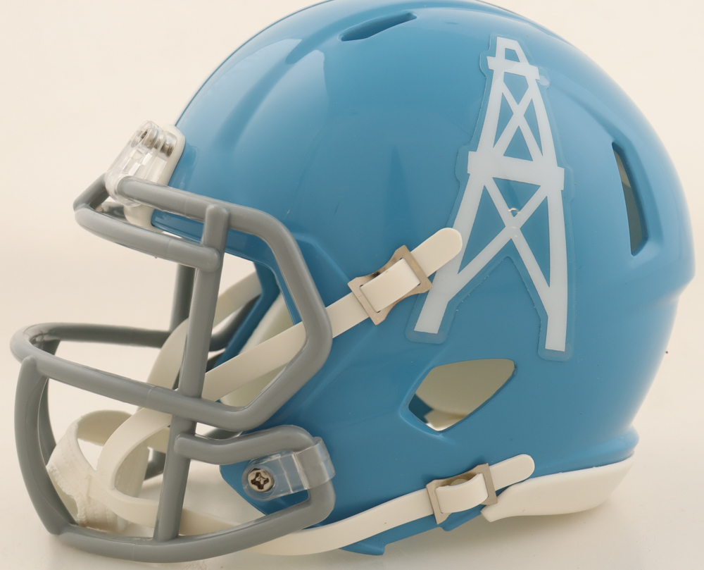 Robert Brazile & Charlie Joiner Signed Oilers Throwback Speed Mini Helmet (JSA) at PristineAuction.com Robert Brazile & Charlie Joiner Signed Oilers Throwback Speed Mini Helmet (JSA) at PristineAuction.com