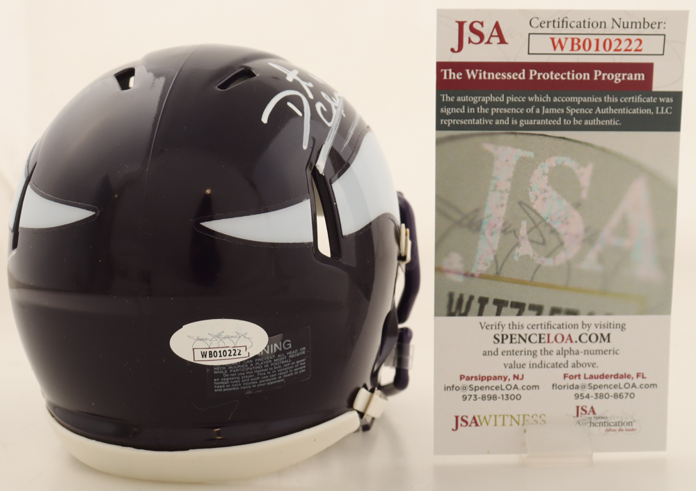 Daunte Culpepper Signed Vikings Speed Mini Helmet (JSA) at PristineAuction.com Daunte Culpepper Signed Vikings Speed Mini Helmet (JSA) at PristineAuction.com