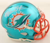 Mark Clayton Signed Dolphins Flash Eclipse Alternate Speed Mini Helmet (JSA) at PristineAuction.com