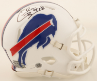 Cornelius Bennett Signed Bills Speed Mini Helmet (JSA) at PristineAuction.com