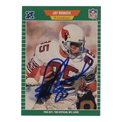 Jay Novacek Signed 1989 Pro Set #335 RC (JSA) at PristineAuction.com Jay Novacek Signed 1989 Pro Set #335 RC (JSA) at PristineAuction.com