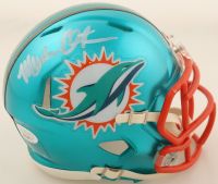 Mark Clayton Signed Dolphins Flash Eclipse Alternate Speed Mini Helmet (JSA) at PristineAuction.com