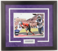 Aaron Green Signed TCU Horned Frogs Custom Framed Photo (Beckett) at PristineAuction.com