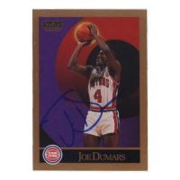 Joe Dumars Signed 1990-91 SkyBox #84 (JSA) at PristineAuction.com