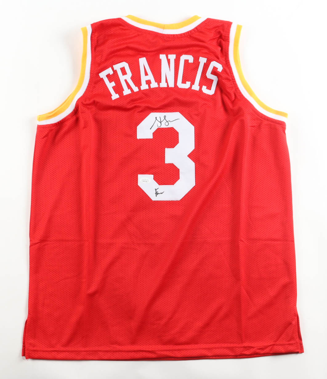 Steve Francis Signed Jersey Inscribed "Franchise" (JSA) at PristineAuction.com Steve Francis Signed Jersey Inscribed "Franchise" (JSA) at PristineAuction.com