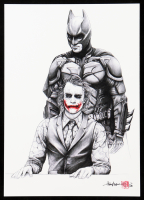 "Batman & The Joker" The Dark Knight LE 8x12 Art Print by Thang Nguyen #/100 (PA) at PristineAuction.com