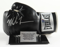 Mike Tyson Signed Everlast Model Boxing Glove with Display Stand (Tyson) at PristineAuction.com