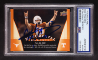 Colt McCoy Signed 2011 Upper Deck Monumental Moments #97 (PSA) at PristineAuction.com