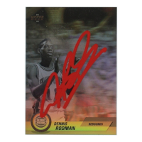 Dennis Rodman Signed 1992-93 Upper Deck Award Winner Holograms #AW3 / Rebounds (JSA) at PristineAuction.com