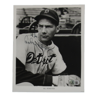 Hal Newhouser Signed Tigers 8x10 Photo (Beckett) at PristineAuction.com