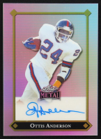Ottis Anderson 2025 Leaf Metal Autographs Silver #92LOA1 #9/25 at PristineAuction.com