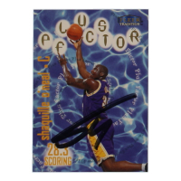 Shaquille O'Neal Signed 1998-99 Fleer Tradition Plus Factor #143 (JSA) at PristineAuction.com