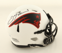 Julian Edelman Signed Patriots Lunar Eclipse Alternate Speed Mini Helmet (JSA) at PristineAuction.com